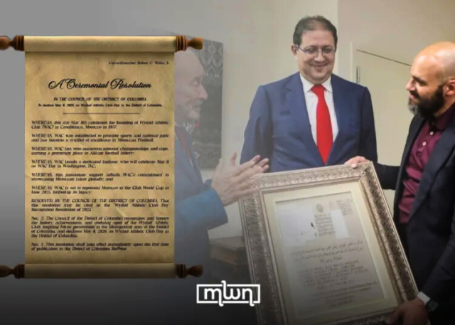 Washington DC declara el 8 de mayo como el «Día de la WAC» en honor al Wydad Athletic Club