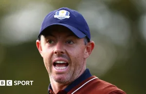 Angry McIlroy jura a los fanáticos de los Estados Unidos en Ryder Mug
