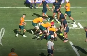 Los Pumas cayeron en la última jugada ante los Wallabies por 28-24 en Townsville
