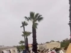 Una mujer británica de 85 años muere y decenas resultan heridas cuando los vientos de la tormenta Claudia azotan un campamento de vacaciones en Portugal