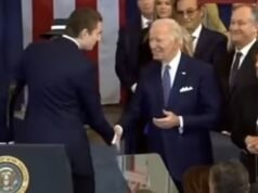 Finalmente se revelan las misteriosas palabras de Barron Trump a Joe Biden después del feroz discurso de toma de posesión de su padre