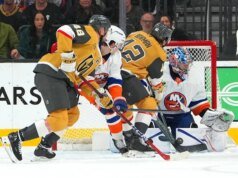 El gol en tiempo extra con escasez de personal de Jean-Gabriel Pageau eleva a Isles sobre los Knights