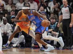 El eficiente Shai Gilgeous-Alexander lleva al Thunder a la victoria como visitante sobre los Hornets