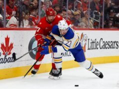 El gol de Mattias Samuelsson en tiempo extra supera a Red Wings y rompe la racha de 5 juegos de Sabres