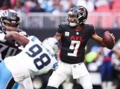 Informe: El mariscal de campo de los Falcons, Michael Penix Jr. (rodilla), puede estar fuera de la temporada