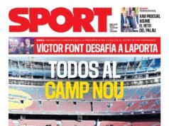 La portada de SPORT de hoy martes, 18 de noviembre de 2025