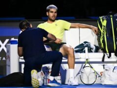 “Con el corazón roto” Carlos Alcaraz, descartado de la candidatura de España a la Copa Davis por lesión en las Finales ATP