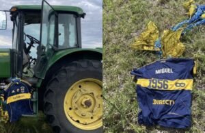 Apareció la camiseta de Russo que Boca lanzó al cielo como homenaje: quién la encontró