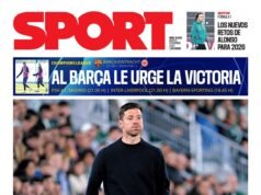 Esta es la portada de SPORT de hoy martes, 9 de diciembre de 2025