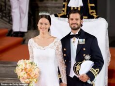 La princesa Sofía de Suecia se ve envuelta en el escándalo de Jeffrey Epstein mientras la familia real admite que la ex modelo de lencería conoció al multimillonario pedófilo varias veces antes de casarse con el príncipe.