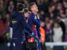 Estrella del Barcelona en riesgo de perderse cuatro meses por lesión