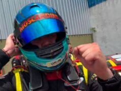 Moscardini: se graduó de piloto de Turismo Carretera