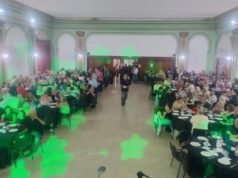 Bomberos de Ensenada realizaron una cena para recaudar fondos