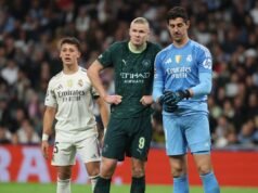 Imágenes de Erling Haaland muestran las divertidas travesuras de la estrella del Manchester City mientras se burla del rival del Real Madrid