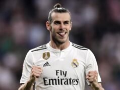 Gareth Bale da su versión del Real Madrid hora, medios y bandera infame
