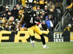 Steelers WR DK Metcalf (dolor de estómago) se quedó en Baltimore el domingo por la noche