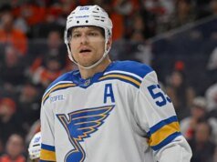 Los Blues comienzan su viaje de fin de semana a Ottawa con la esperanza de evitar una mayor caída