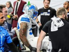 Informe: Los Lions temen que S Brian Branch tenga una lesión en el tendón de Aquiles