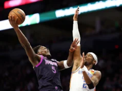 Thunder sufre su tercera derrota en un thriller contra T-Wolves y mantiene el ritmo para 73 victorias