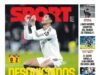 Esta es la portada de SPORT de hoy lunes, 8 de diciembre de 2025