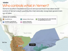 ¿Quiénes son los grupos que controlan Yemen?