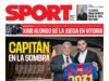 La portada de SPORT de hoy viernes, 12 de diciembre de 2025