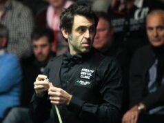 Ronnie O’Sullivan detuvo el partido del Masters de Alemania después de ver lo que estaba haciendo la estrella rival del billar