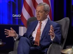 “Gran Bretaña no volverá a ser dictada por las elites globales”, dice Farage al Foro Económico Mundial