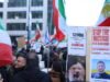 Protesta en Bruselas contra la represión mortal en Irán