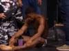 El luchador de UFC 324 Cameron Smotherman se desmaya y cae de bruces durante los pesajes