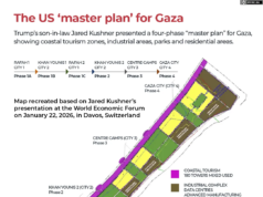 Mapa muestra lo que pasaría disadvantage Gaza bajo el ‘plan master’ de EE.UU.