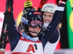 Mikaela Shiffrin sube al podio en slalom gigante
