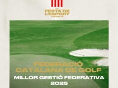 La FCGolf, premio a la Mejor Gestión Federativa 2025