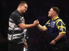 Luke Littler fue expulsado de la noche inaugural de la Premier League mientras Gian van Veen se venga