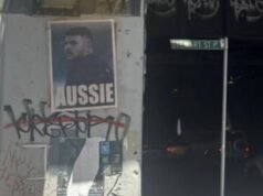 Los australianos están indignados por un inquietante cartel en una concurrida calle de Melbourne: “Gutless”