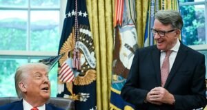 Ahora los archivos de Mandelson podrían hacer estallar la Relación Especial con críticas ‘dañinas’ a Trump mientras Starmer lucha opposite el complot golpista de Rayner.