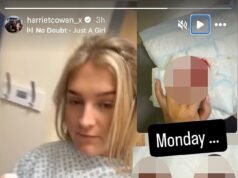 La estrella de Clarkson’s Ranch, Harriet Cowan, es trasladada de urgencia al medical facility cuando revela que se cortó el dedo en un dreadful accidente.