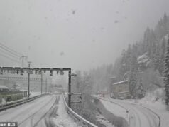 Un tren de pasajeros se descarrila y se temen heridos tras una avalancha en una línea ferroviaria suiza