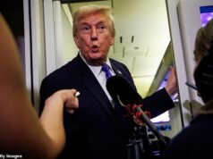 Momento incómodo cuando le preguntan a Trump sobre la ‘estrecha relación individual’ de Kristi Noem y Corey Lewandowski