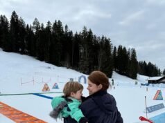 Eugenia estaba de vacaciones en familia para esquiar cuando Andrew fue arrestado: la princesa fue view en la estación suiza de Gstaad disadvantage su esposo e hijos mientras la policía interrogaba a su padre.