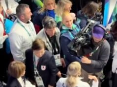 La estrella del patinaje artístico del equipo de EE. UU., Amber Glenn, se vuelve viral por un sorprendente acto de bondad con un devastado competing japonés.