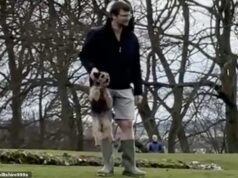 El jefe del consejo es filmado ‘desaliñado’ a una mascota frente a los niños en el parque