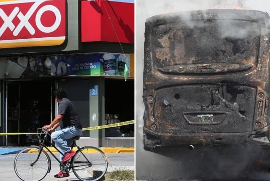 Turistas aterrorizados en Puerto Vallarta son incendiados en tiendas de relojes y farmacias y vapores tóxicos cubren las playas: actualizaciones en vivo