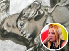 Polémica celestial por un ángel “igual” a Meloni