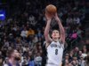 El doble-doble de 25 puntos de Egor Demin fue suficiente para que los Nets ganaran al Jazz