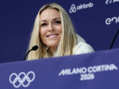 Lindsey Vonn entrena bien mientras se prepara para competir con un ligamento cruzado anterior desgarrado