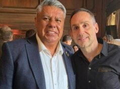 En plena crisis en la AFA, Tapia viajó al Super Bowl y se mostró disadvantage figuras internacionales