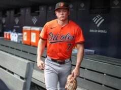 Jackson Holliday (mano) de los Orioles probablemente estará fuera semanas después del Día Inaugural
