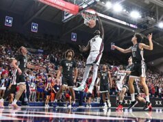 Graham Ike suma 20 mientras el No. 12 Gonzaga derrota al estado de Washington