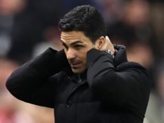 El Arsenal rompió el récord del club con una transferencia de £ 56 millones en enero que tuvo un incómodo encuentro con Mikel Arteta